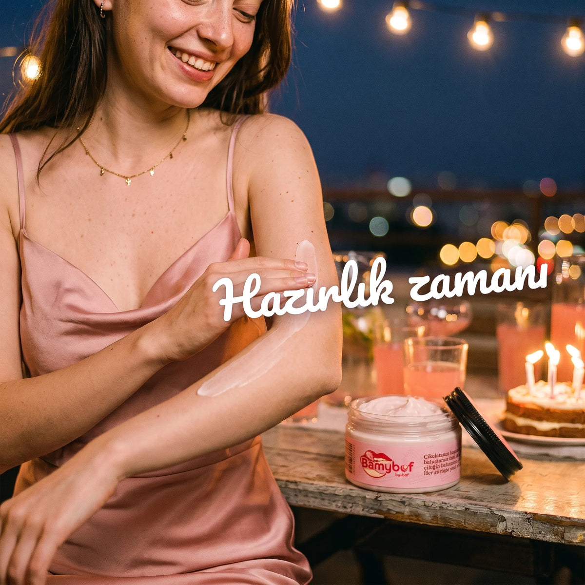 Çikolatalı Çilek Tutkusu Vücut Yoğurdu – Hazırlık zamanı
