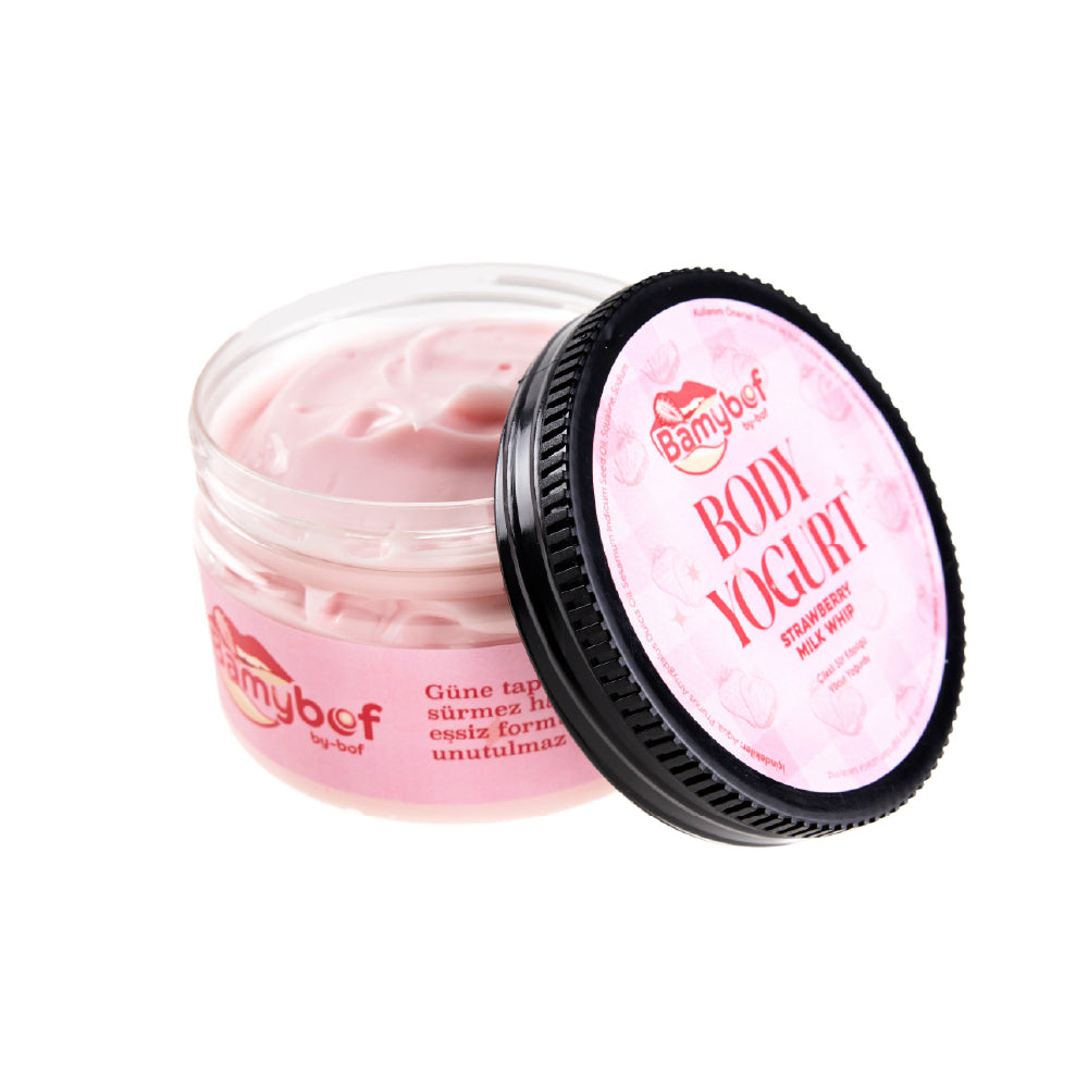 Çilekli Süt Köpüğü Vücut Yoğurdu (250 ml)