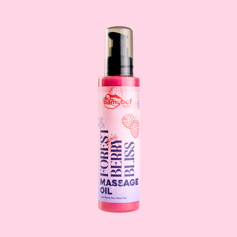 Bamybof Orman Meyveli Masaj Yağı 150 ml pompalı şişe