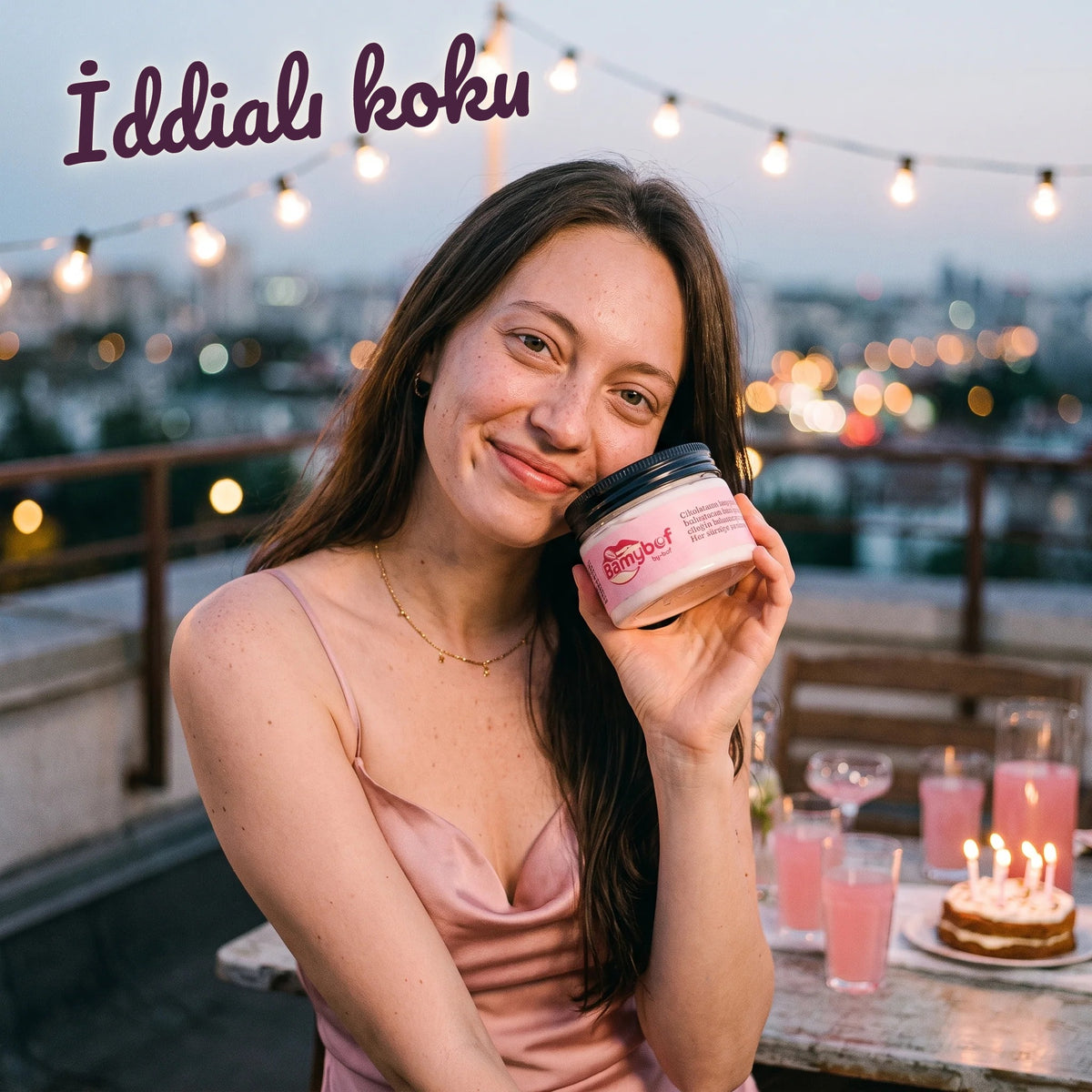Çikolatalı Çilek Tutkusu Vücut Yoğurdu – İddialı koku