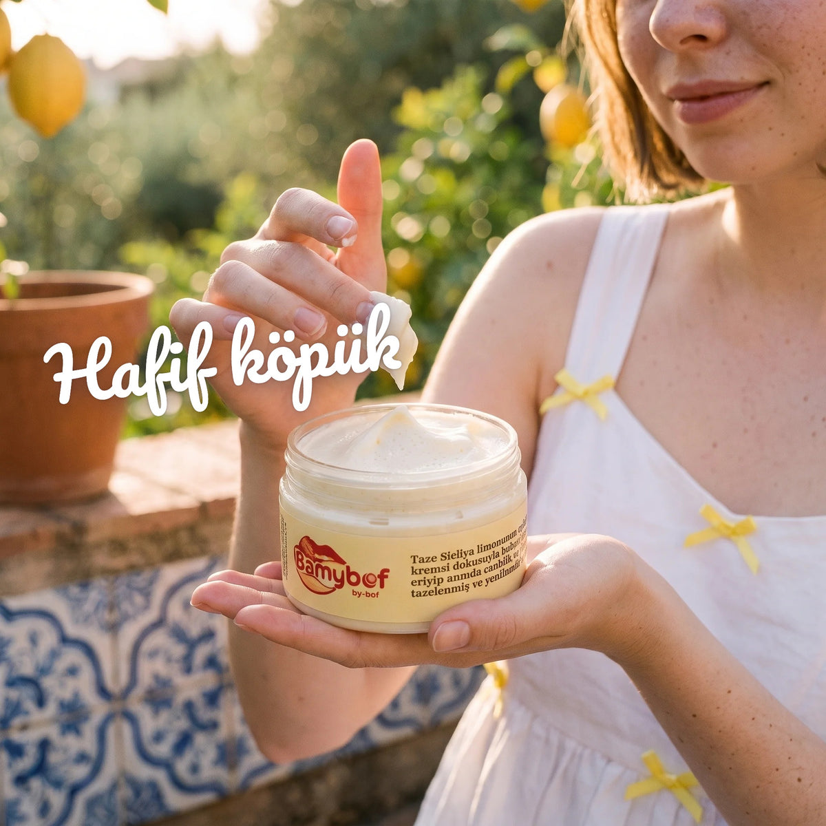 Limonlu Cheesecake Köpüğü Vücut Yoğurdu – Hafif köpük