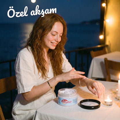Böğürtlen &amp; Beyaz Çikolata Mus Vücut Yoğurdu – Özel akşam