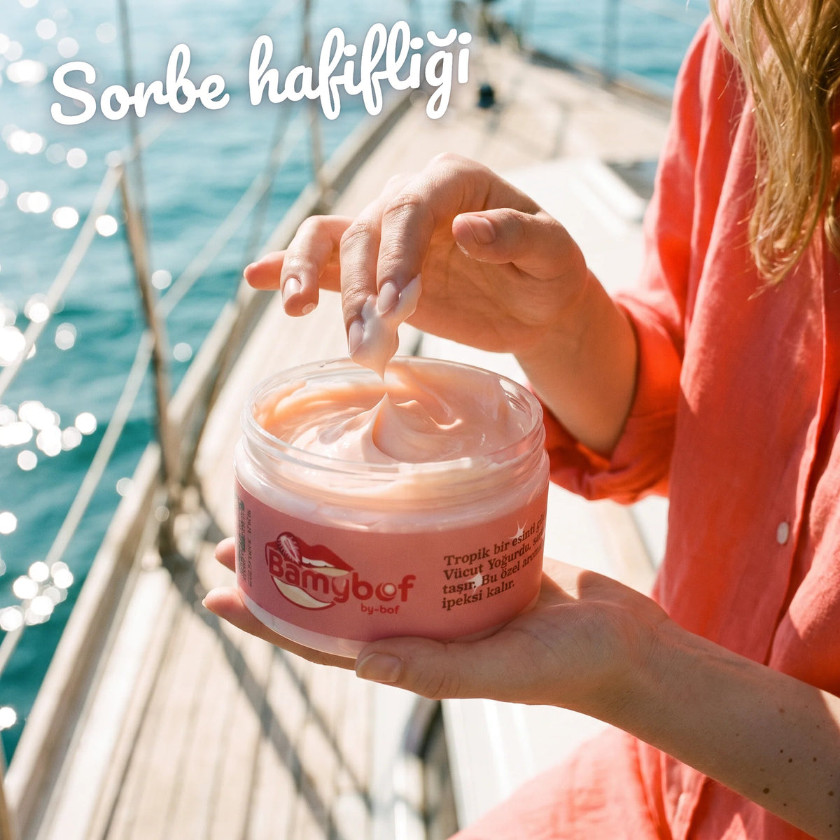 Mango &amp; Şeftali Sorbe Vücut Yoğurdu – Sorbe hafifliği
